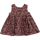Wheat Pinafore Wrinkles kleit baby, mulberry flowers