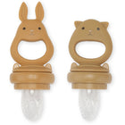 Konges Sløjd silikoonist puuviljalutt Bunny, Almond/Terracotta