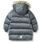 Wheat Laste talvejope - Puffer Jacket Vinteren, greyblue