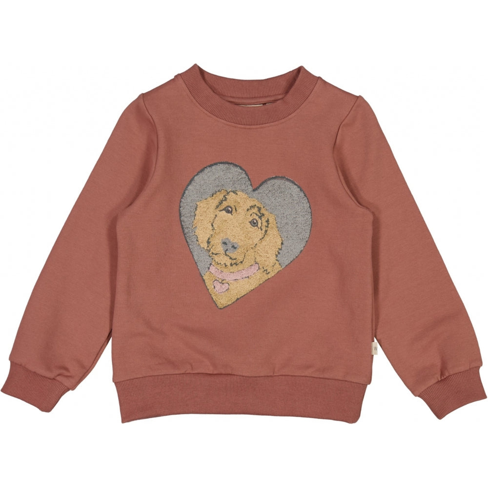 Wheat Sweatshirt Terry Dog, vintage rose