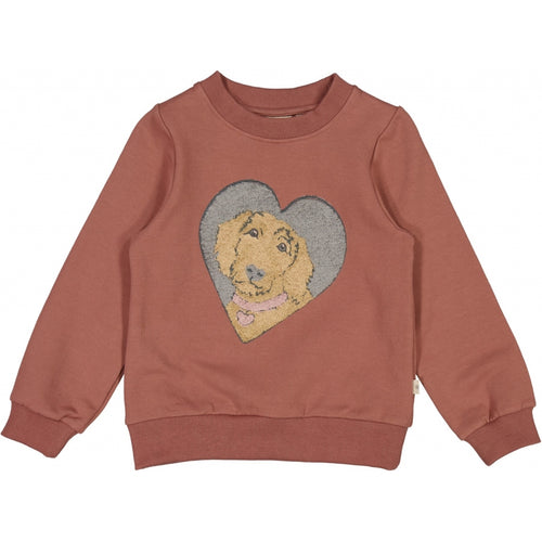 Wheat Sweatshirt Terry Dog, vintage rose