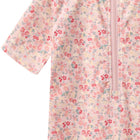 Wheat S/S Cas lühikeste varrukatega ujumistrikoo, powder flowers and seashells