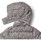Wheat Laste talvejope - Puffer Coat Yrsa, dark charcoal flowers