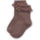 Wheat satsiga villased sokid, shadow brown