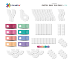 Connetix Pastel Ball Run,106tk