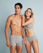 Boody rinnahoidja Padded Shaper Crop Bra, light grey marl