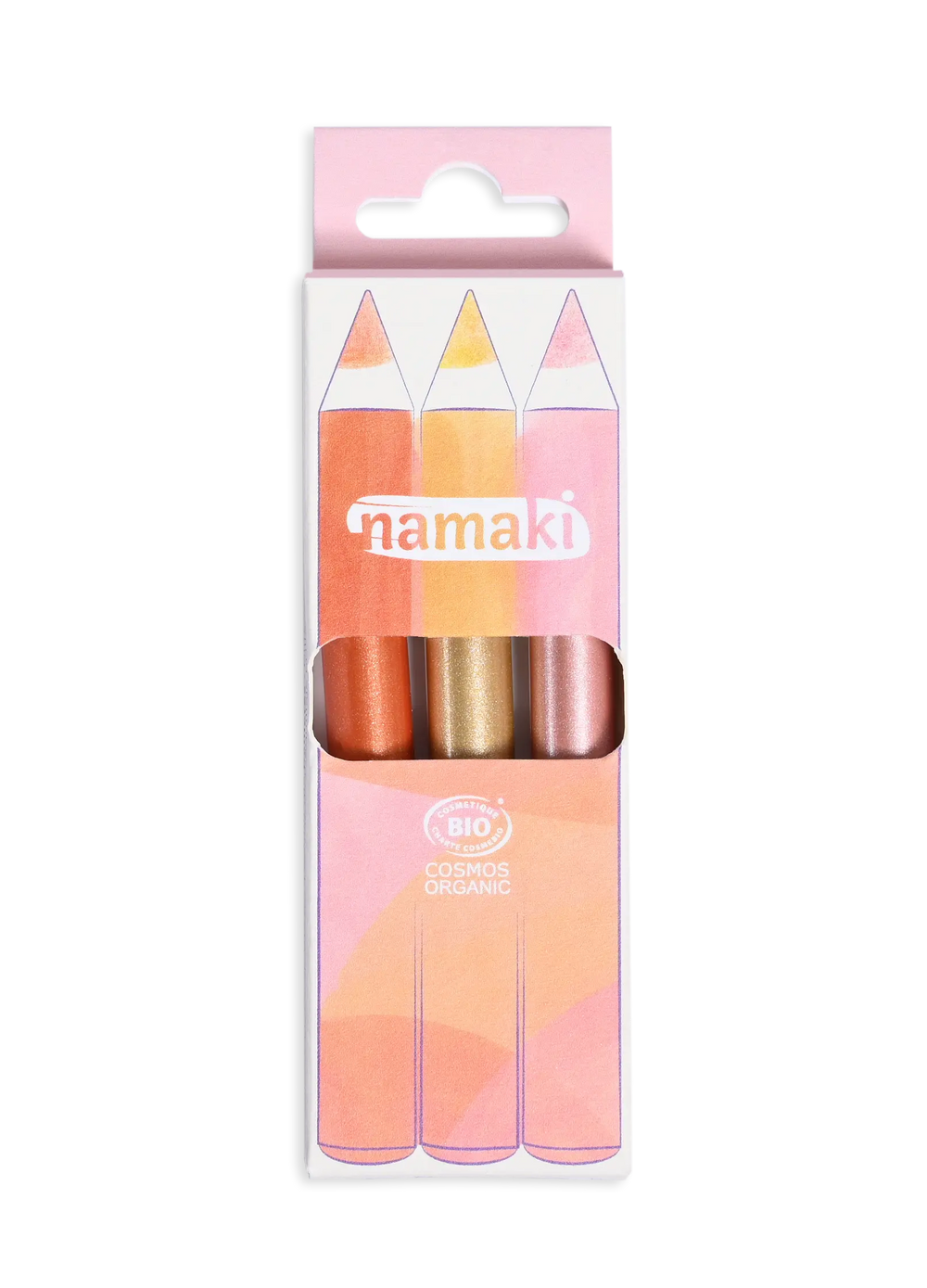NAMAKI Glitter jumestuspliiatsid Sunshine, 3tk