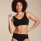 Boody rinnahoidja Padded Shaper Crop Bra, black