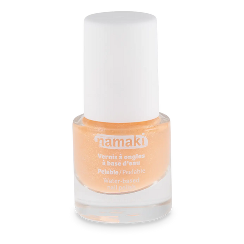 NAMAKI veebaasil mahakooritav küünelakk lastele, toon Peach 7,5 ml