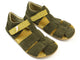 EF Barefoot nahast sandaalid, green