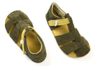 EF Barefoot nahast sandaalid, green