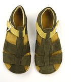 EF Barefoot nahast sandaalid, green