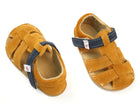 EF Barefoot nahast sandaalid, pruun