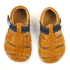 EF Barefoot nahast sandaalid, pruun