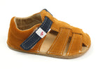 EF Barefoot nahast sandaalid, pruun