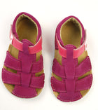 EF Barefoot nahast sandaalid, lilla
