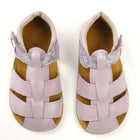 EF Barefoot nahast sandaalid, lavendel