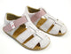 EF Barefoot nahast sandaalid, mustriline