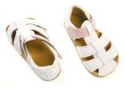 EF Barefoot nahast sandaalid, mustriline