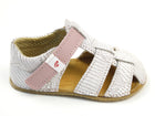 EF Barefoot nahast sandaalid, mustriline