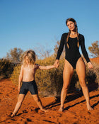Boody Long Sleeve Bodysuit, black