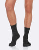 Boody Men's Boot Socks, dark grey marl