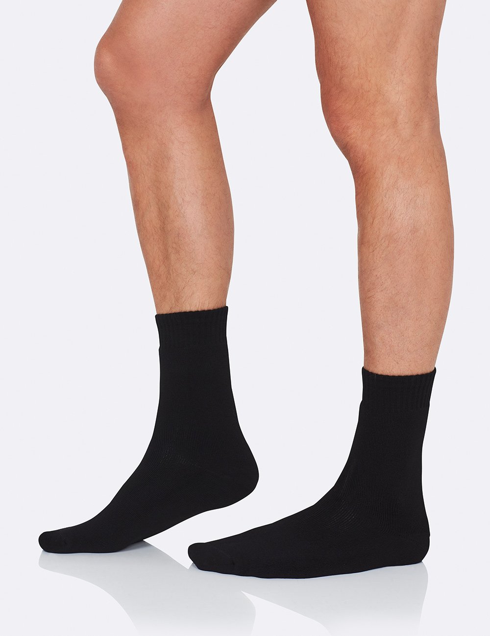 Boody Men's Boot Socks, black