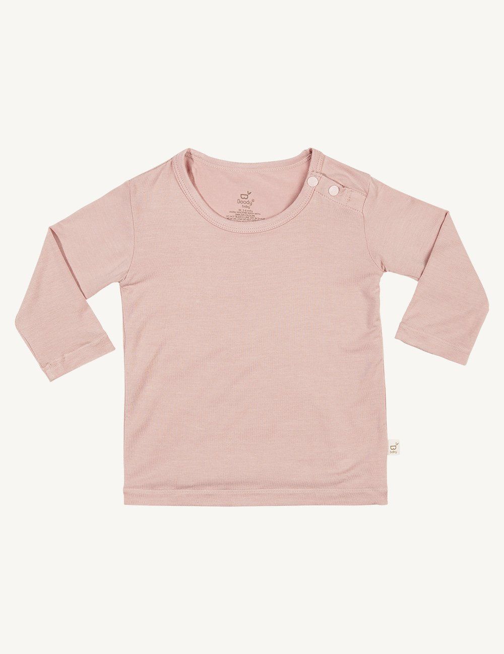 Boody Baby Long Sleeve Top, rose