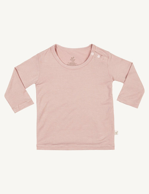 Boody Baby Long Sleeve Top, rose