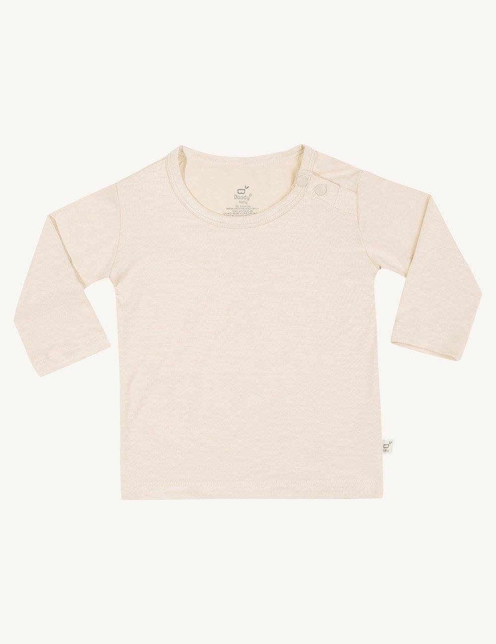 Boody Baby Long Sleeve Top, natur