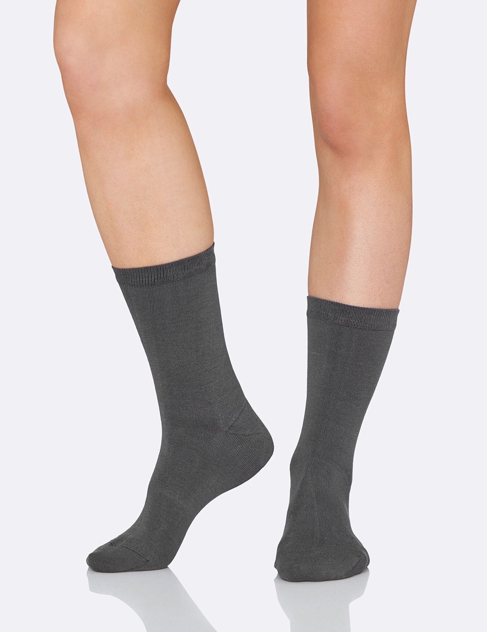 Boody Women's Everyday Socks- Grey