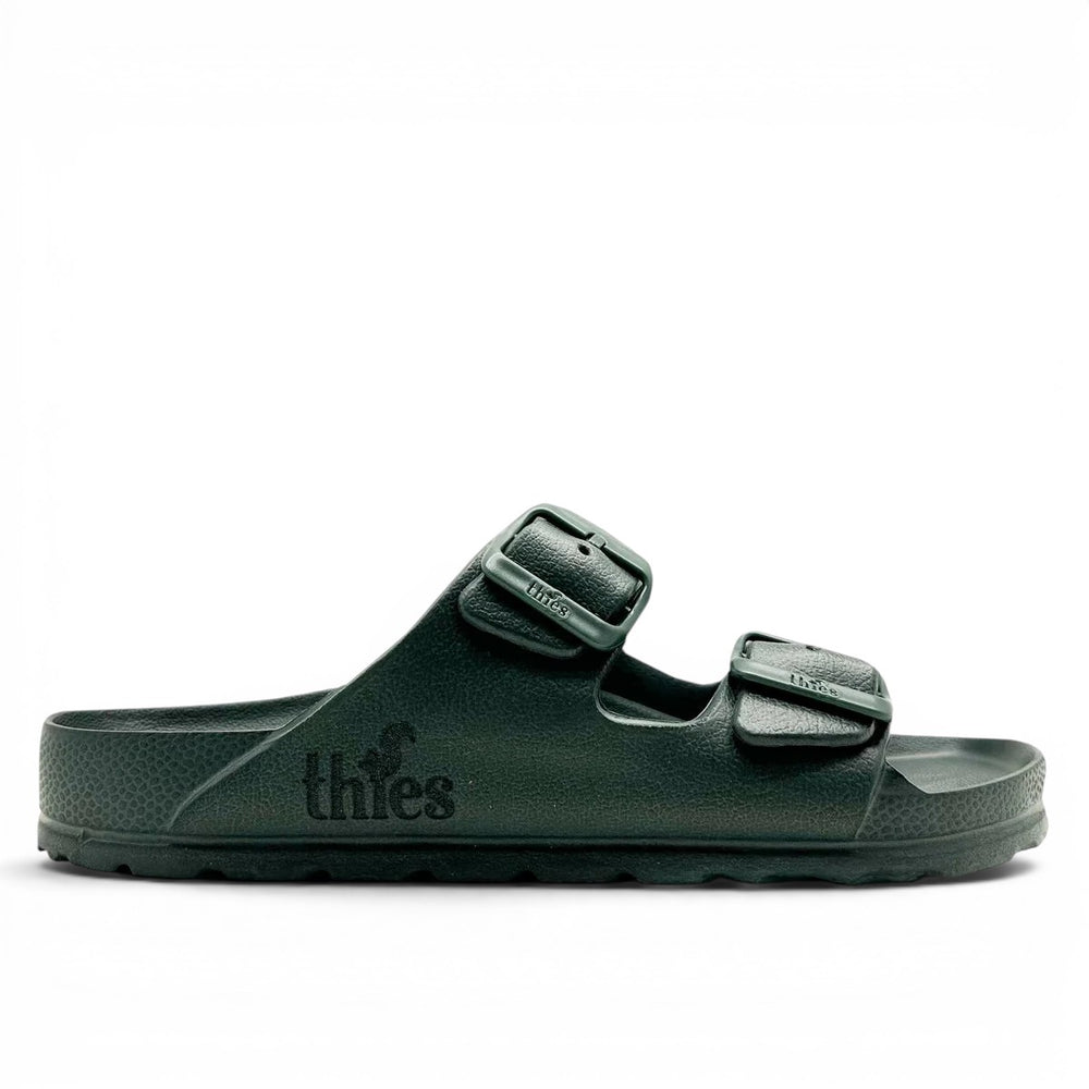 thies 1856 ® Ecofoam Sandal vegan plätud, Forest Green