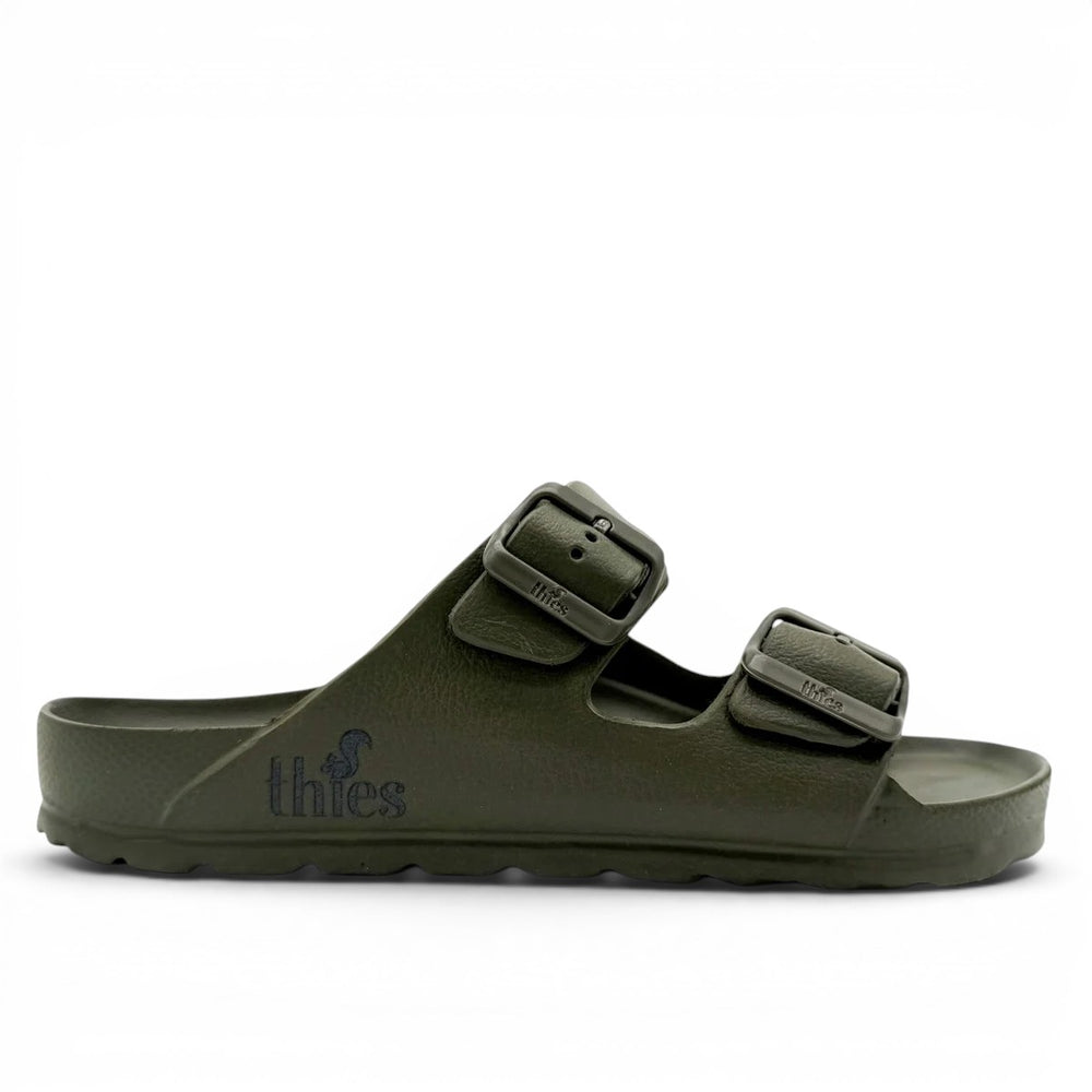thies 1856 ® Ecofoam Sandal vegan plätud, Olive