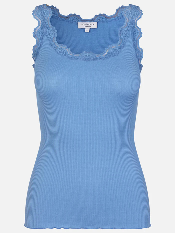 Rosemunde Babette siidist särgik, blue heaven