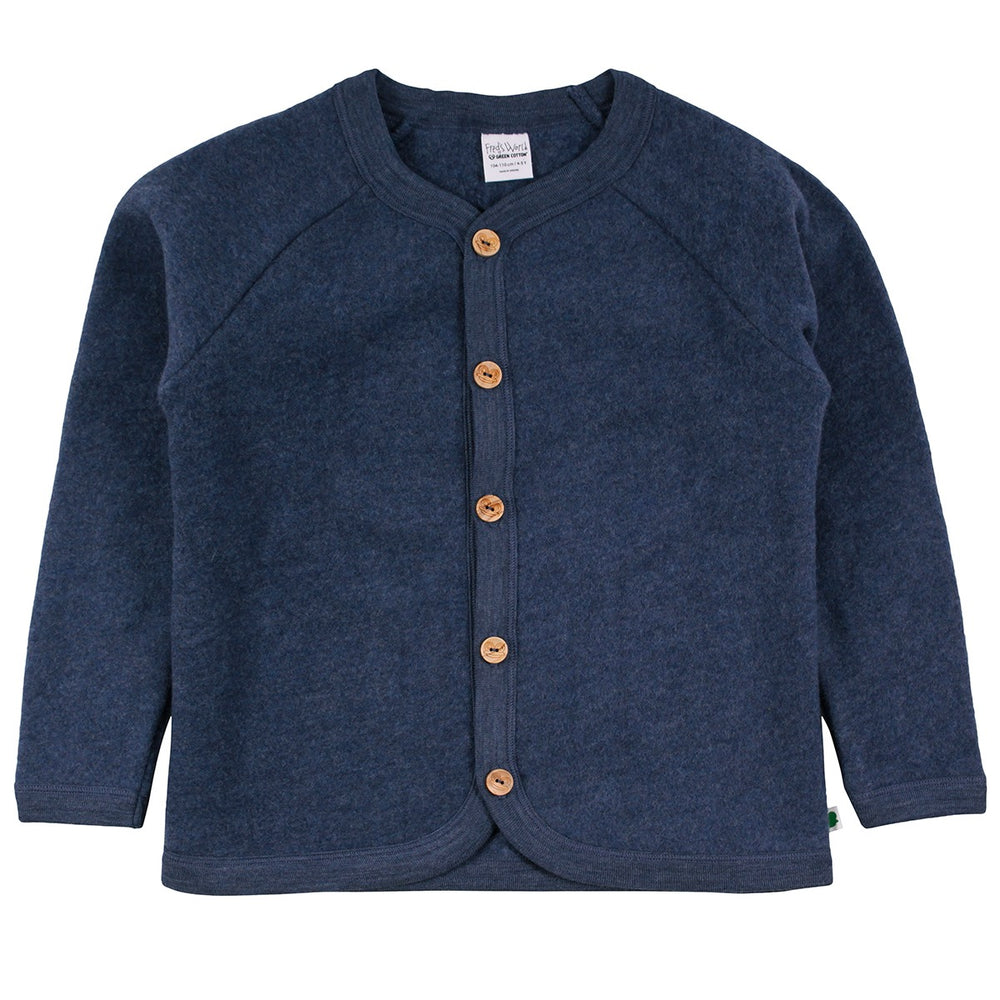 Fred´s World meriinofliisist jakk, Navy melange