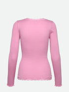 Rosemunde Babette pitsiga siidikardigan, prism pink