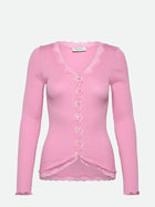 Rosemunde Babette pitsiga siidikardigan, prism pink