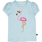 Müsli Hello Flamingo s/s T, aqua