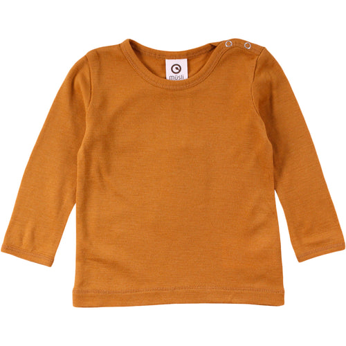 Müsli Woolly Baby meriinovillane pluus pv, wood