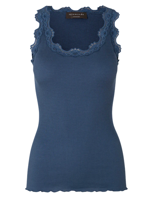 Rosemunde Babette siidist särgik, denim blue
