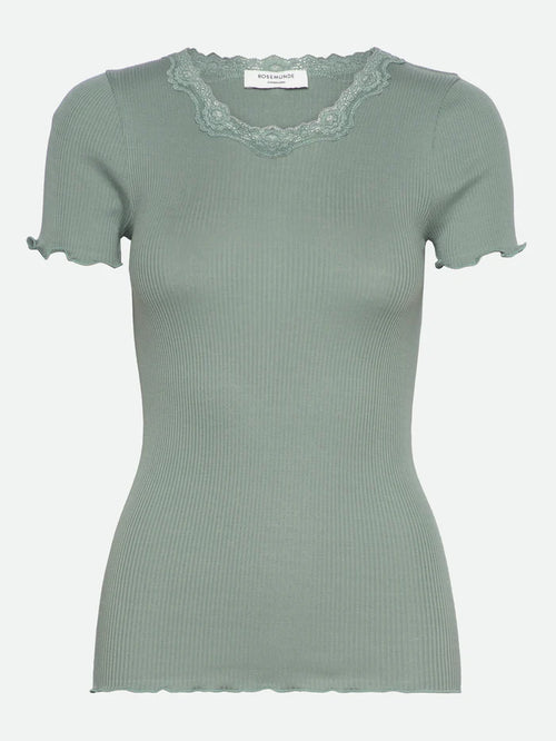 Rosemunde siidist pluus, chinois green