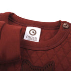 Müsli Fox quilt sweatshirt baby, fudge
