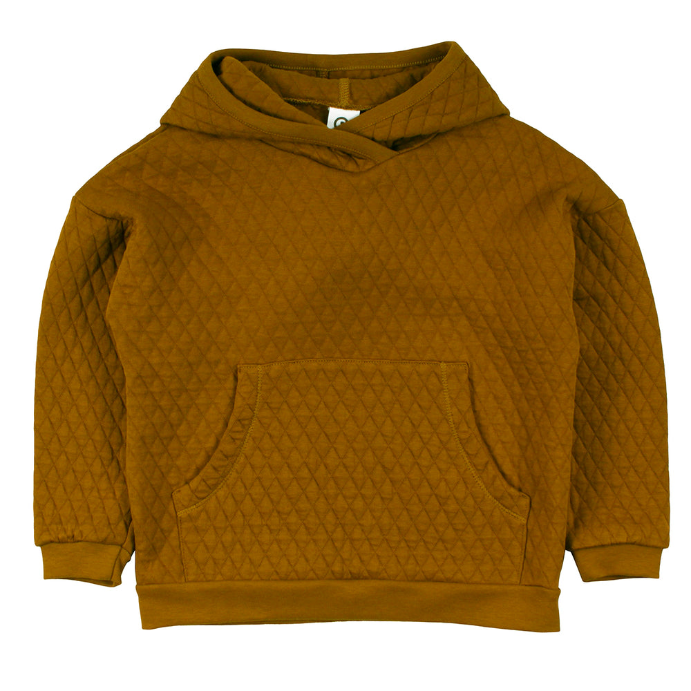 Müsli Quilt hoodie, pesto
