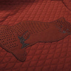 Müsli Fox quilt hoodie, fudge