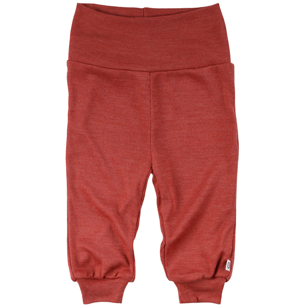 Müsli Woolly Baby meriino-siidi püksid, russet