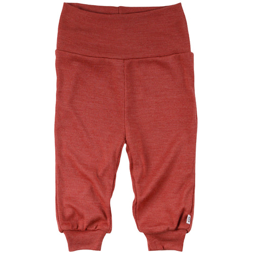 Müsli Woolly Baby meriino-siidi püksid, russet