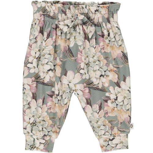 Müsli Hydrangeas waist pants baby, buttercream