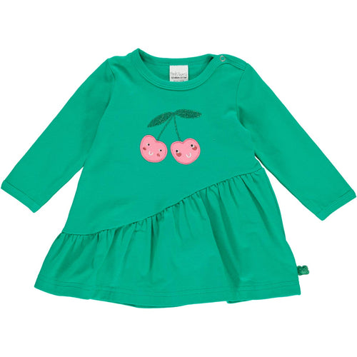 Fred's World Cherry l/s dress baby, Parakeet