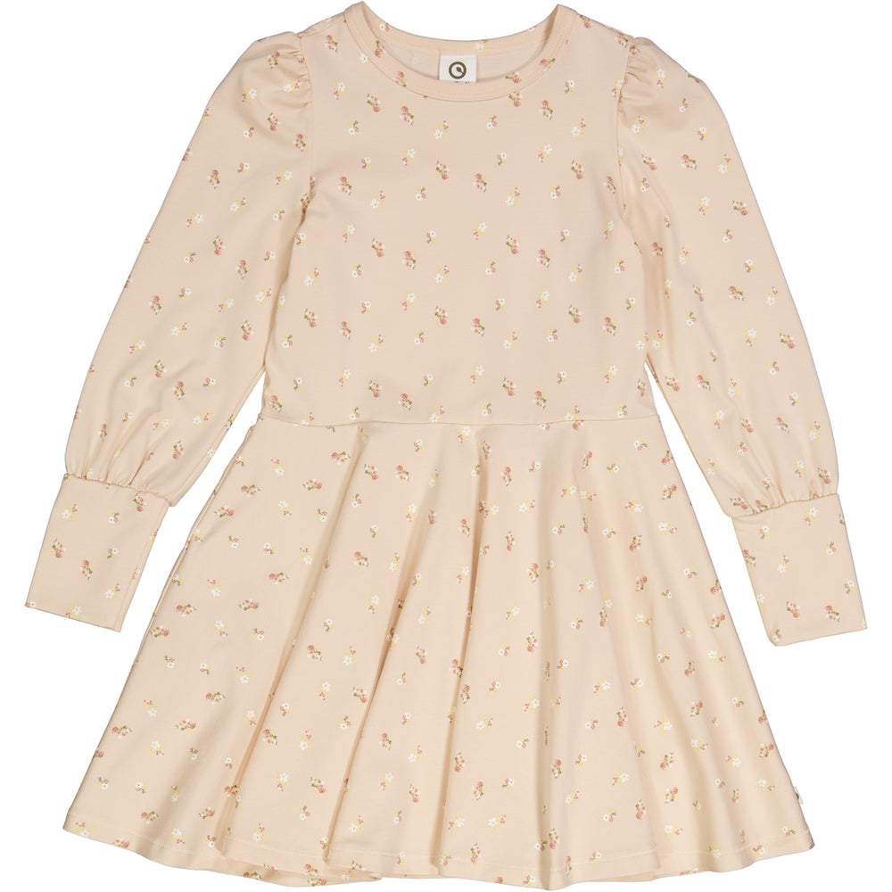 Müsli Anemones l/s dress, balsam rose/corn/balsam cream