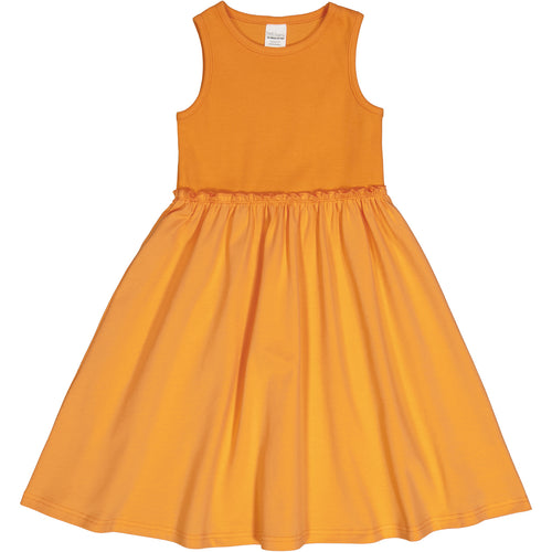 Fred's World Alfa rib flared dress, Tangerine